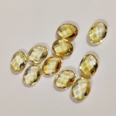 Citrine 8x6mm oval briolette 1.01 cts